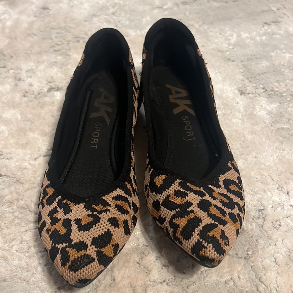 Anne Klein Sport Leopard Print Flats